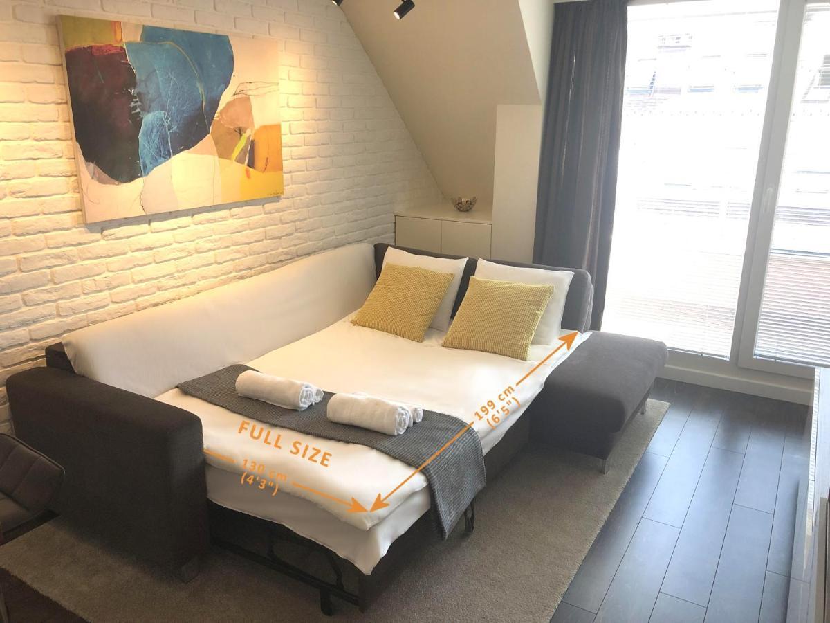 Unique Luxurious Jacuzzi Penthouse Duplex In City Center! 2 Baths! Free Parking! Sofia Eksteriør bilde