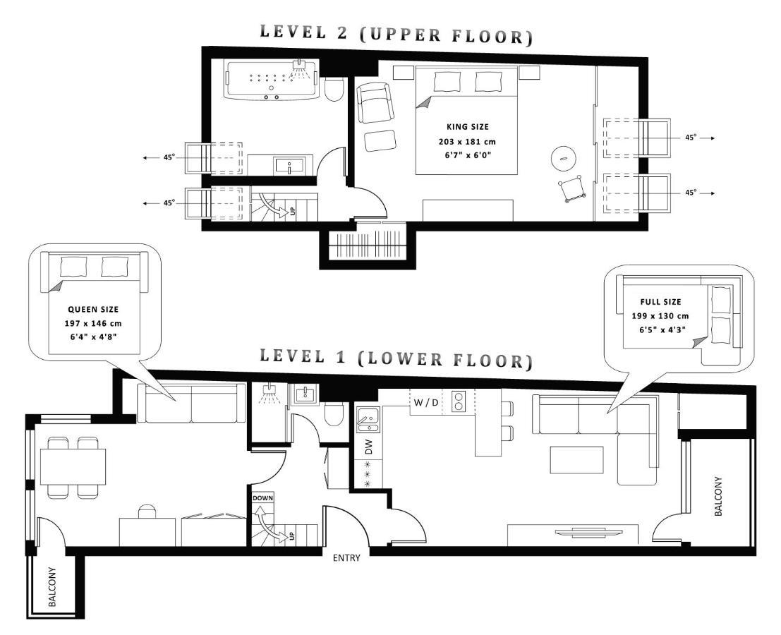 Unique Luxurious Jacuzzi Penthouse Duplex In City Center! 2 Baths! Free Parking! Sofia Eksteriør bilde